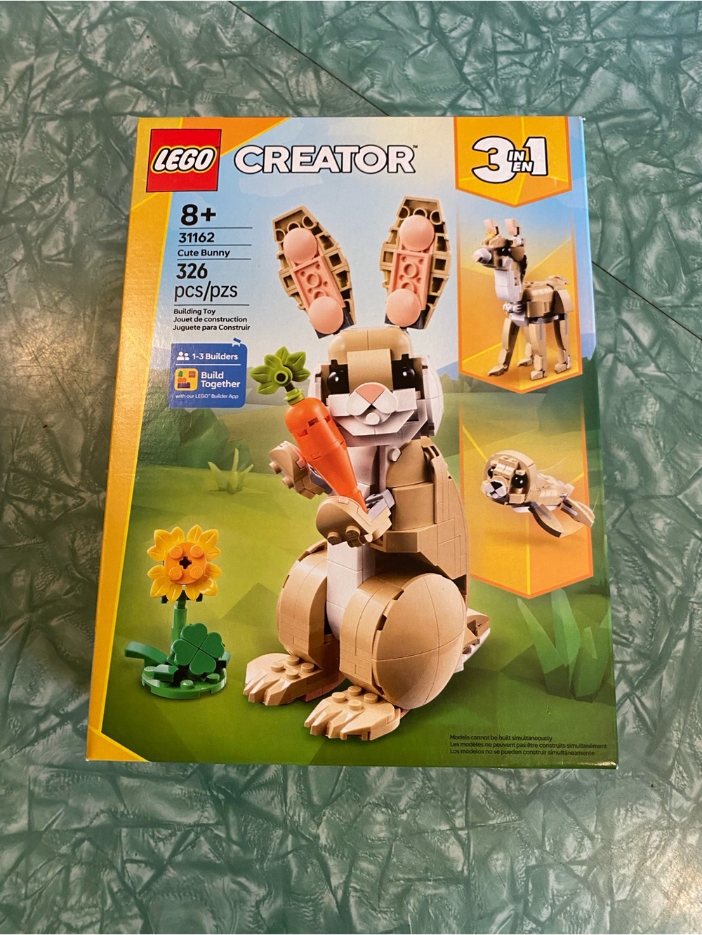 Brand New Unopened Lego Creator #31162 “Cute Bunny” 326 Pieces